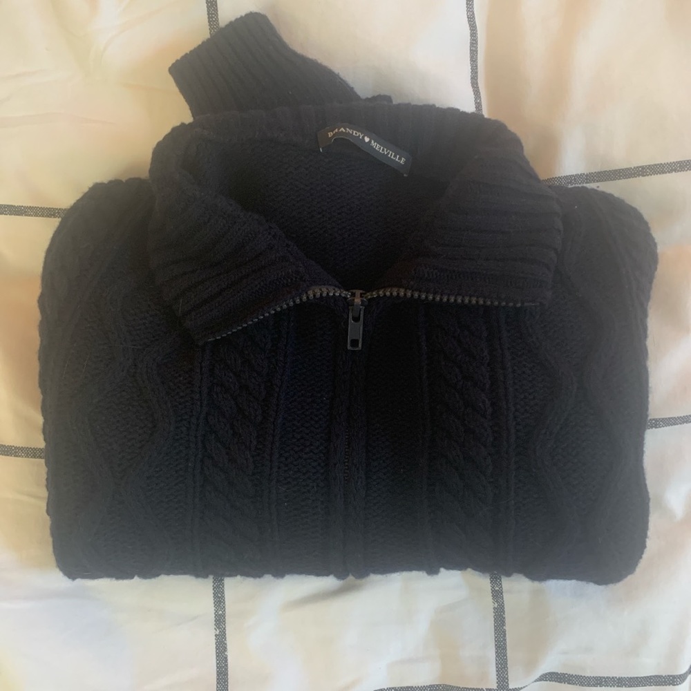 brandy melville navy sweater!